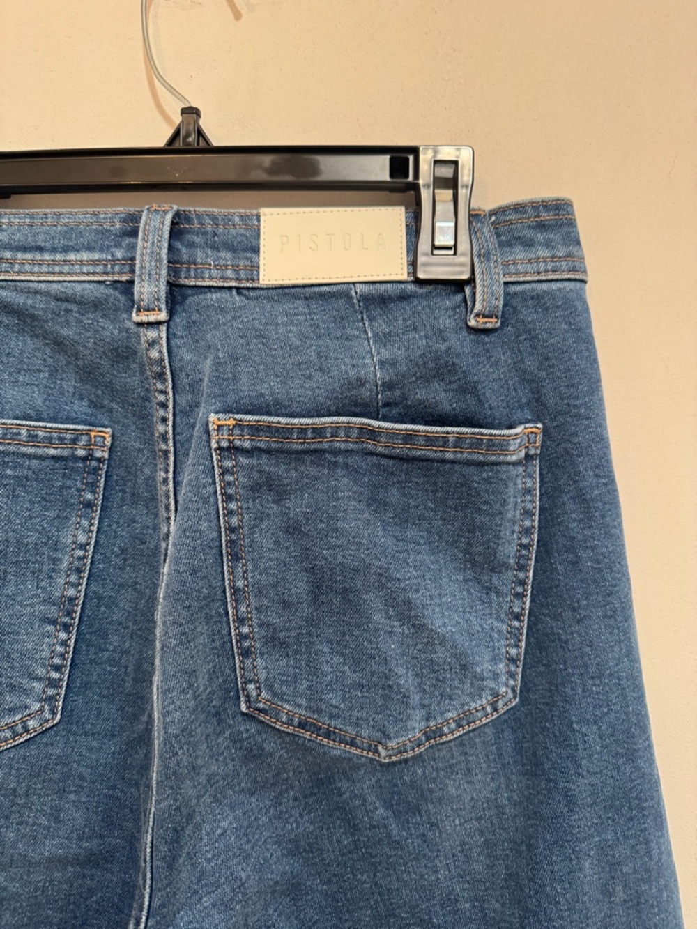 NWOT pistola Wide-Leg High-Rise Jeans in Blue Wash - Picture 9 of 17